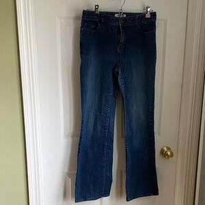 Coldwater Creek Dark Blue Flare Jeans